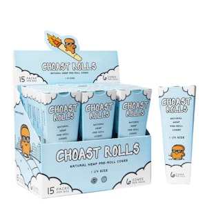 CHOAST - 1 1/4 NATURAL HEMP CONES - 6 PACK