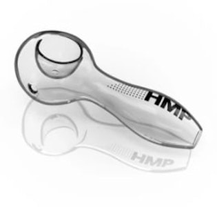 HMP - HMP | 4" Spoon Pipe | Faded Clear