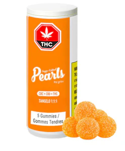 Pearls by gron - TANGELO 1:1:1 CBC/CBD/THC CHEWS - 17.5