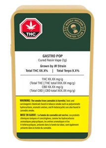 Woody Nelson Country Club - GASTRO POP CARTRIDGE LTO - 1g x 1