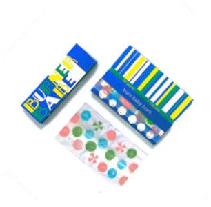 Peace Flower - Light Blue Pattern 1 1/4