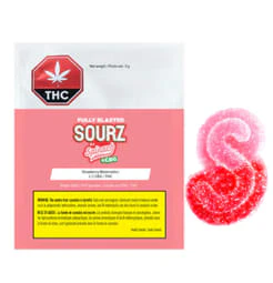 SOURZ by Spinach - Fully Blasted Strawberry Watermelon CBG:THC Chews Main Image