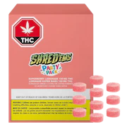 Multipack of 10, Shred'ems Superberry Lemonade MAX10 Party Pack 1 x 10mg THC Soft Chews