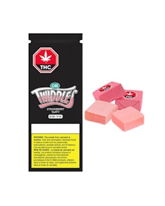 Olli Twiddles - Original Strawberry Taffy CBG/THC 3:1 soft chews