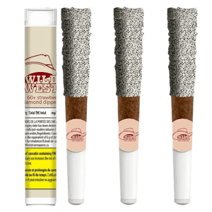 Wild West - Strawberry Stampede Diamonds Dipped Blunts 3 x 0.5g