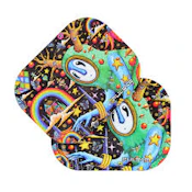 Pulsar Mini The World Was Mad Metal Rolling Tray w/ Lid - Small