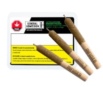 Ultra Infused GA Mixer Pack  Diamond Infused & Kief Coated - Atomic Apple (sat), Grape Grenade, Tigerblood (Ind)3 X 0.5g Pre-Rolls