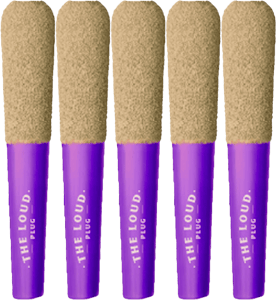 The Loud Plug - The Loud Plug - Drippyz Purple Pom G Diamond Infused & Kief Coated Pre-Rolls 5x0.5g | 2.5g