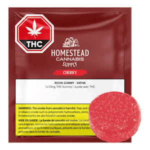 Homestead - Cherry Sativa 1 x 10mg Soft Chew - Homestead