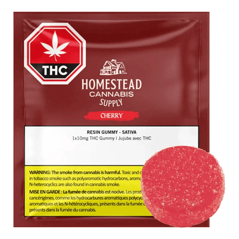 Homestead - Cherry Sativa 1 x 10mg Soft Chew - Homestead Main Image