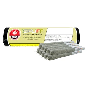 1Spliff - Hawaiian Snowcone Pre-roll 10x0.35g Pre-Rolls
