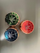 4-Piece Metallic Leaf Grinder - AMSTERDAM