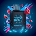 Bomb Blue Razz - 25K Puffs - 20mg/mL