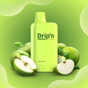 Drip'n by Envi - Green Apple - 16K Puffs - 20mg/mL