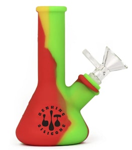 West Coast Gifts - 5" Beaker Water Pipe - Rasta