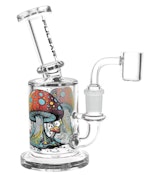 PULSAR - 6.25" MUSHROOM GLASS DAB RIG