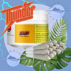 SHRED - SHRED - TROPIC THUNDER J'S PRE-ROLL - 14 X 0.5G