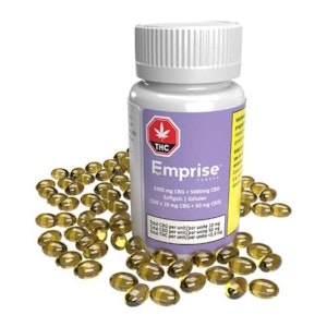 Emprise Canada - Emprise | 1000 MG CBG + 5000MG CBD SOFTGELS | 100pk
