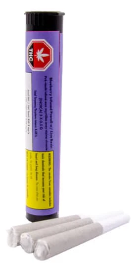 Green Mountain Health Alliance - BLUEBERRY LIVE RESIN INFUSED PRE-ROLLS - 1.5 Main Image