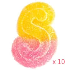 SOURZ by Spinach - Fully Blasted Pink Lemonade 10 x (1x10mg) Soft Chews Main Image