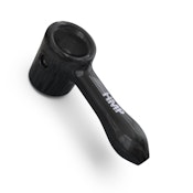 HMP 4.5" Glass Hammer Pipe (Black)