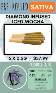 Virtue Cannabis - VIRTUE CANNABIS - 5PK ICED MOCHA DIAMOND INFUSED PRS