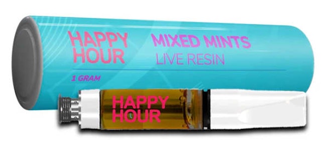Happy Hour - Mixed Mints Live Resin Cartridge - 1g