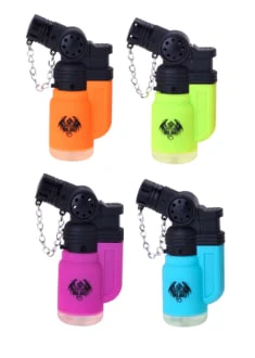 Humble and Fume - Special Blue Mini Torch Lighter - Solid Rubber Main Image