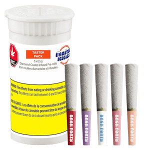 BACK FORTY - Frosted Icicles Taster Pack 5 x 0.5g Diamond Infused Pre-Rolls