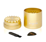 Grinder: Flower Petal Toothless Grinder - Gold