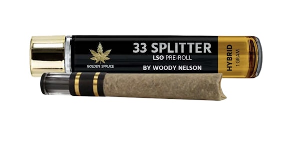 Woody Nelson - 33 Splitter Glass-Tipped Pre-Roll - 1g
