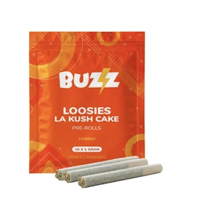 Buzz Cannabis - Loosies LA Kush Cake Pre-Rolls - 10x1g