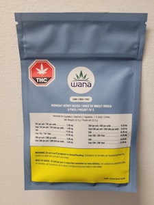 Canopy Growth - Wana Midnight Berry Indica CBN+CBD+THC Gummies 5 Pack