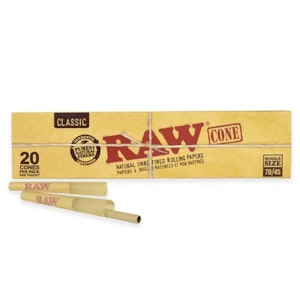 Raw - RAW | Single Size 70/45 Classic - Pre-Rolled Cones
