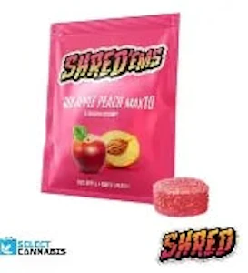 Shred'ems - Red Apple Peach MAX10 1x10mg