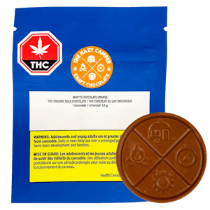 The Hazy Camper - Mary's Chocolate Orange 1 x 5.5g Milk Chocolate (New SKU)