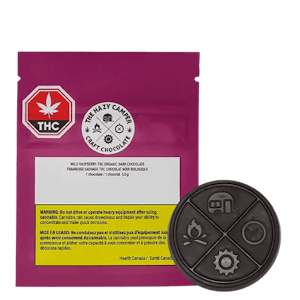 The Hazy Camper - Raspberry Starry Night CBD Organic Dark Chocolate