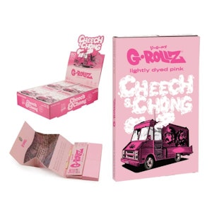 Smoke ardenal - G-Rollz Cheech & Chong 'Tour Bus' Pink 11/4 Rolling Papers + Tips & Tray