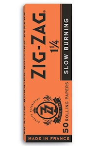 One whole sale - zig zag slow burning orange papers 1 1/4