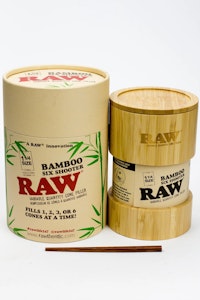 One whole sale - Raw bamboo six shooter for 1 1/4 size cones