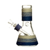 8" 7mm Jungle Buzz Bong w/ Gift Box - Blue