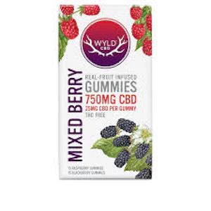 Wyld - 30 Pack Soft Chews - Wyld Real Fruit Mixed Berry