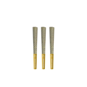 VALHALLA FLWR - Twisted Banana 3pk JOINTS .5g