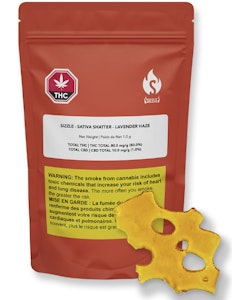 Sizzle - Shatter Sativa (Lavender Haze) - 1g