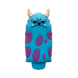 West coast.Gifts - LIT silicone 3" Monster Hand Pipe-Blue