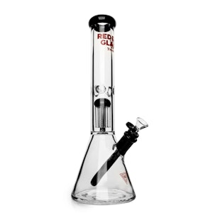 West coast.Gifts - RED EYE GLASS 15" 7mm Thick Wildwood Dual Chamber Beaker Base Water Pipe With 8-Arm Tree Perc-Black