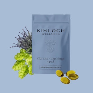 Kinloch Wellness - KINLOCH WELLNESS - CBZ-CBN+CBD(10MG CBN/20MG CBD) Softgels 30pc