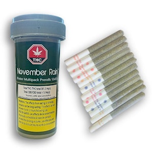 November Rain - BLASTERS MULTI-PACK - MANGO, STRAWBERRY, PINEAPPLE, BLUEBERRY - 12X0.5G