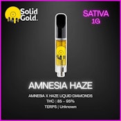 AMNESIA HAZE - SATIVA LIQUID DIAMOND VAPE CARTRIDGE - 1G