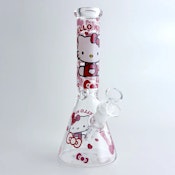 10" 5mm HK Design Glass Beaker Bong - Style C